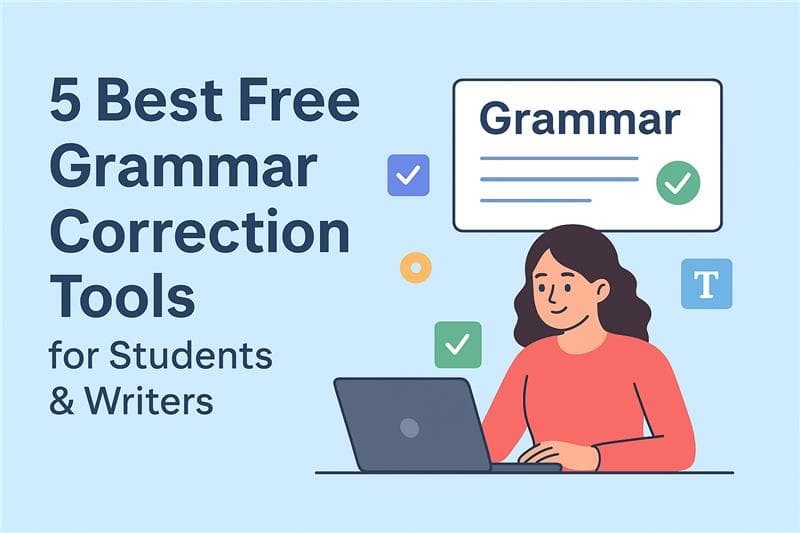 5 Best Free Grammar Correction Tools for Students & Writers
