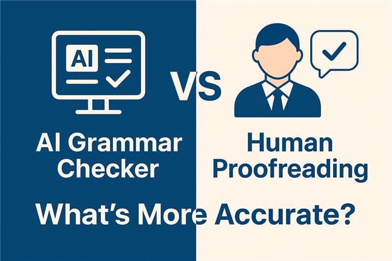 AI Grammar Checker vs Human Proofreading: What’s More Accurate?