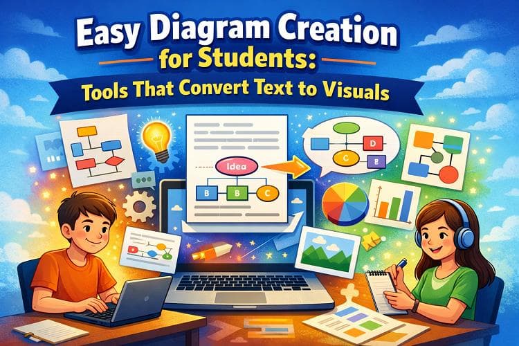 Easy Diagram Creation for Students: Tools That Convert Text to Visuals