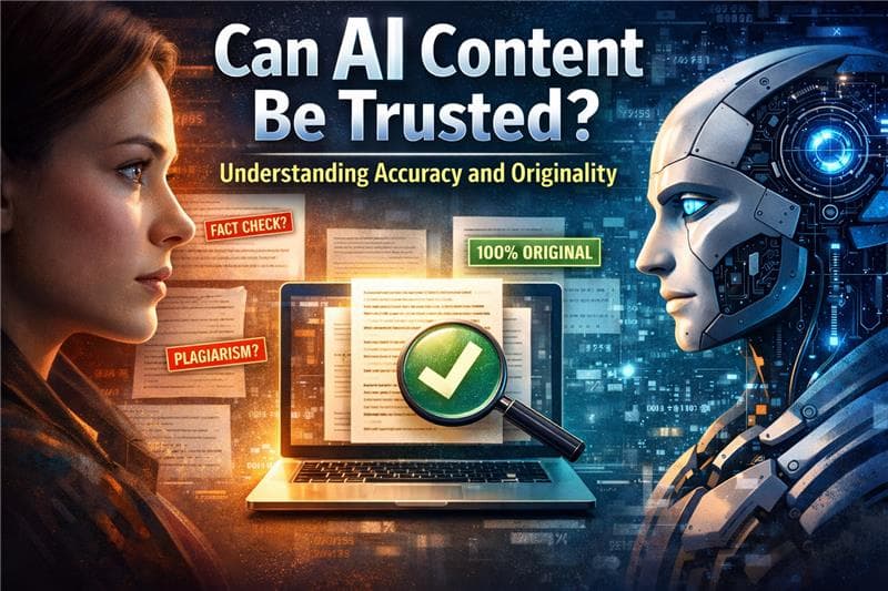 Can AI Content Be Trusted? Understanding Accuracy and Originality 