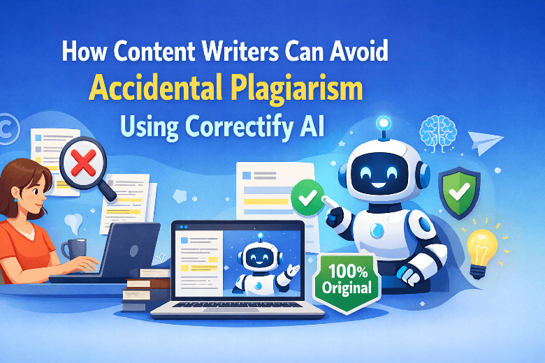 How Content Writers Can Avoid Accidental Plagiarism Using Correctify AI 