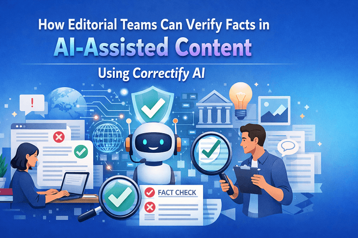 How Editorial Teams Can Verify Facts in AI-Assisted Content Using Correctify AI 