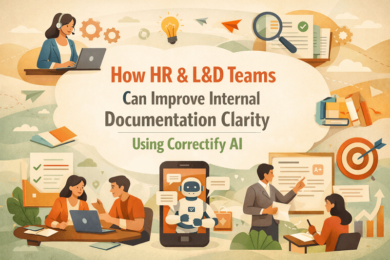 How HR & L&D Teams Can Improve Internal Documentation Clarity Using Correctify AI