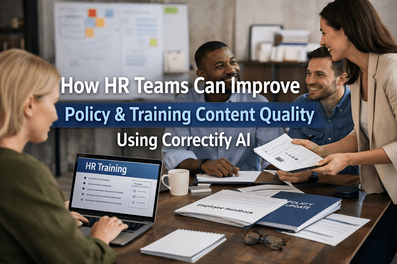  How HR Teams Can Improve Policy & Training Content Quality Using Correctify AI 
