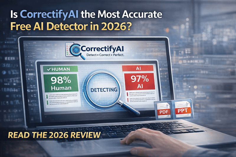 Is CorrectifyAI the Most Accurate Free AI Detector in 2026? 