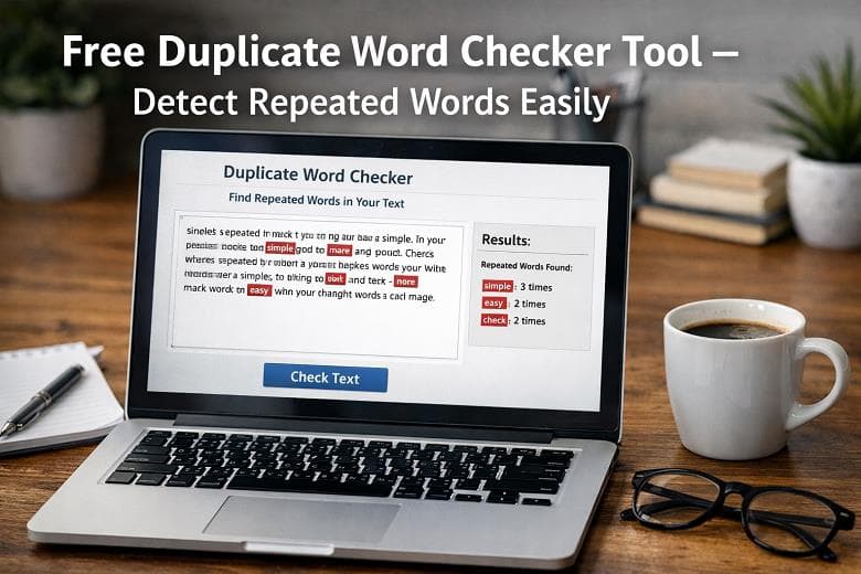 Free Duplicate Word Checker Tool – Detect Repeated Words Easily 