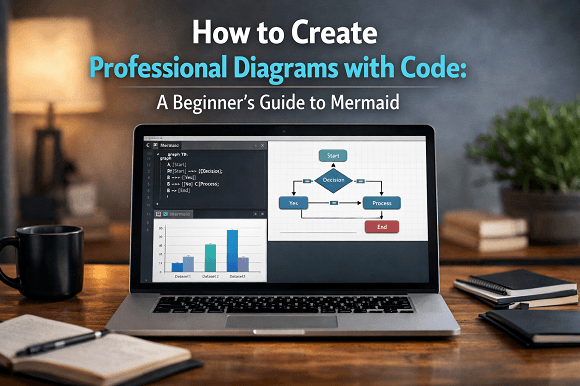 How to Create Professional Diagrams with Code: A Beginner’s Guide to Mermaid 