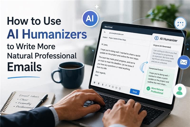 How to Use AI Humanizers to Write More Natural Professional Emails 