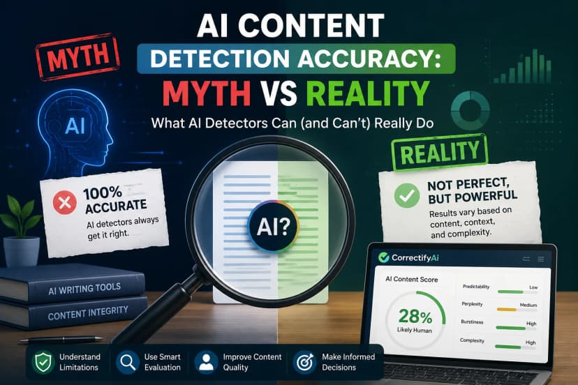 AI Content Detection Accuracy: Myth vs. Reality 