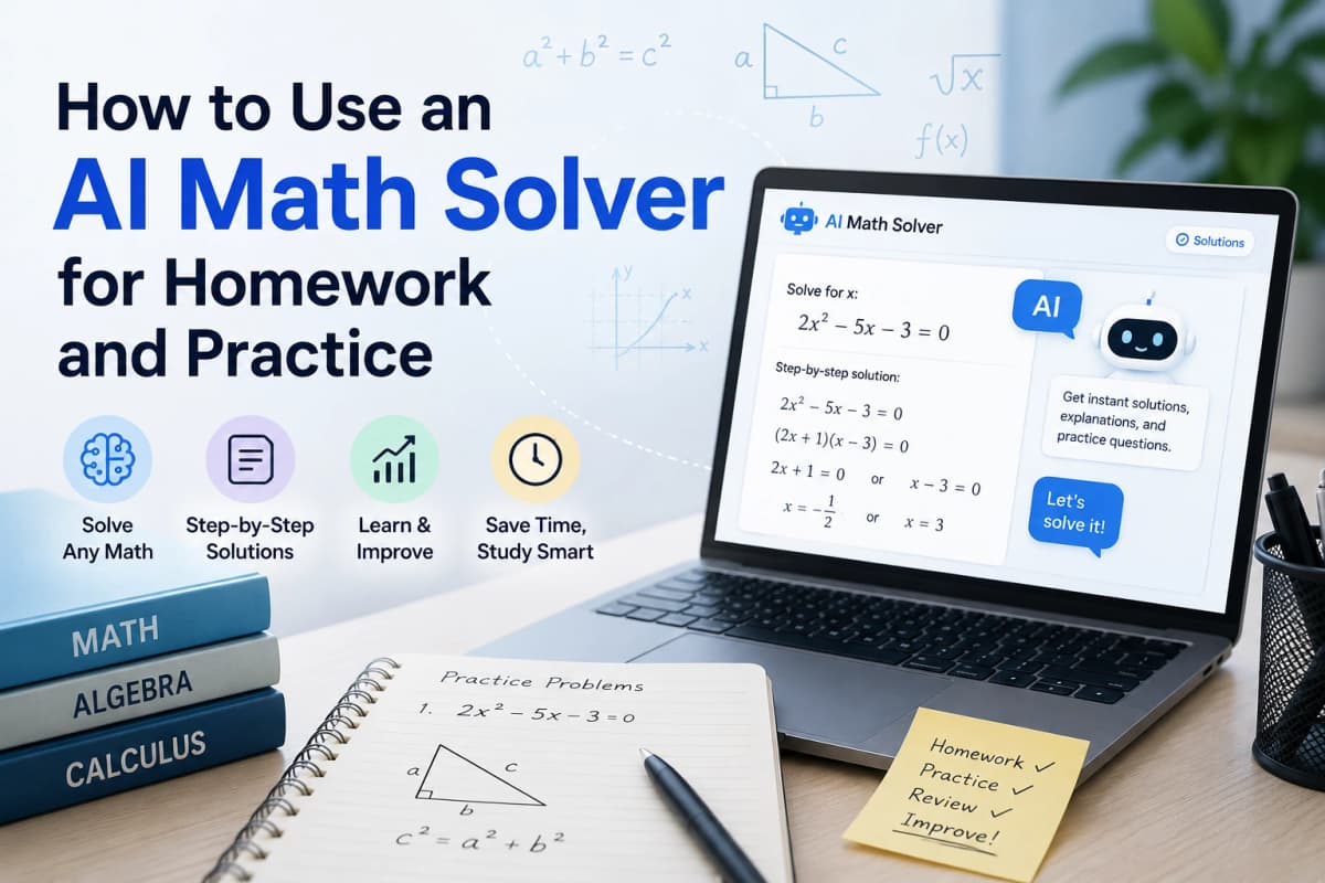 How to Use an AI Math Solver for Homework and Practice 