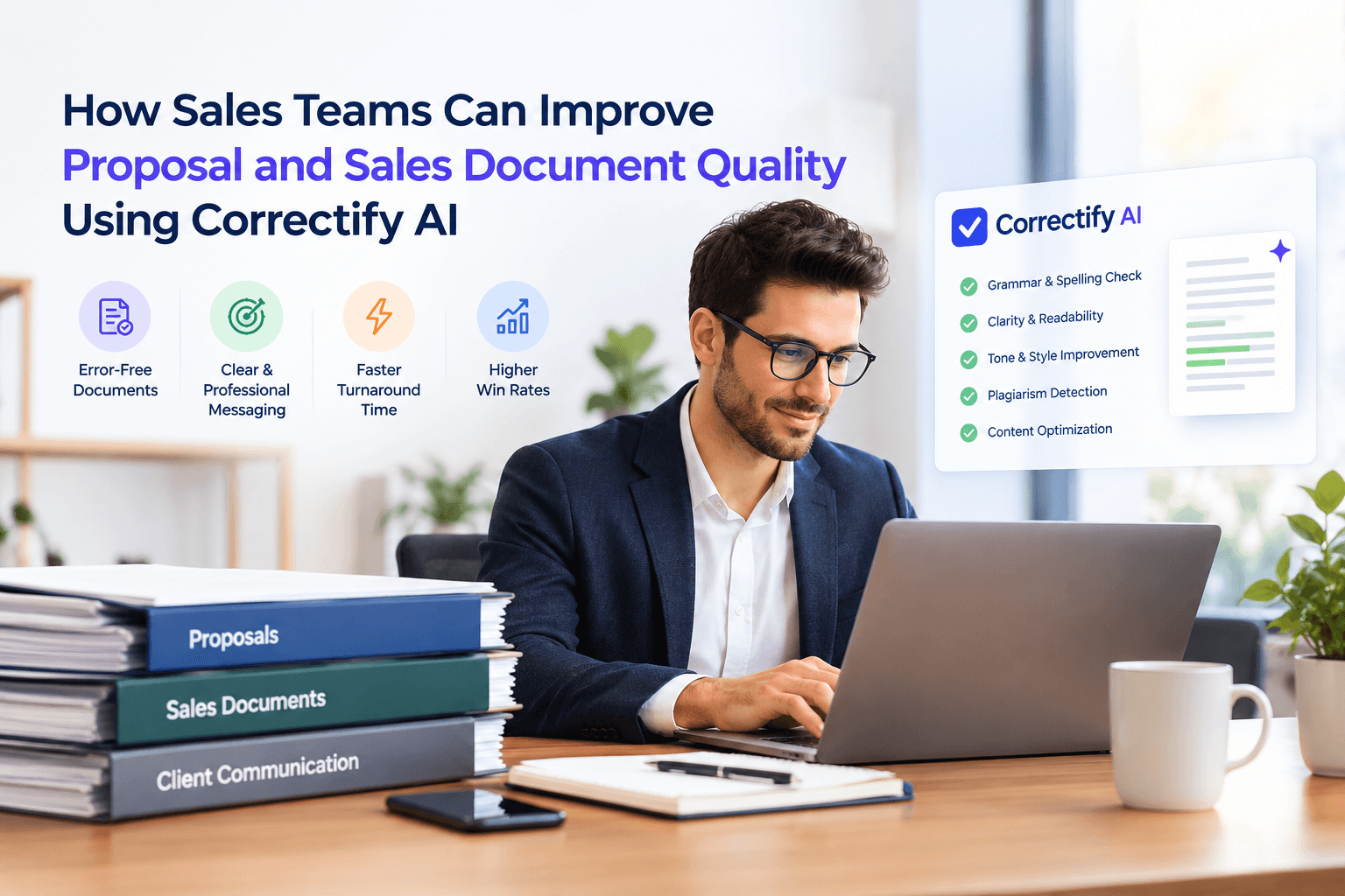 How Sales Teams Can Improve Proposal and Sales Document Quality Using Correctify AI