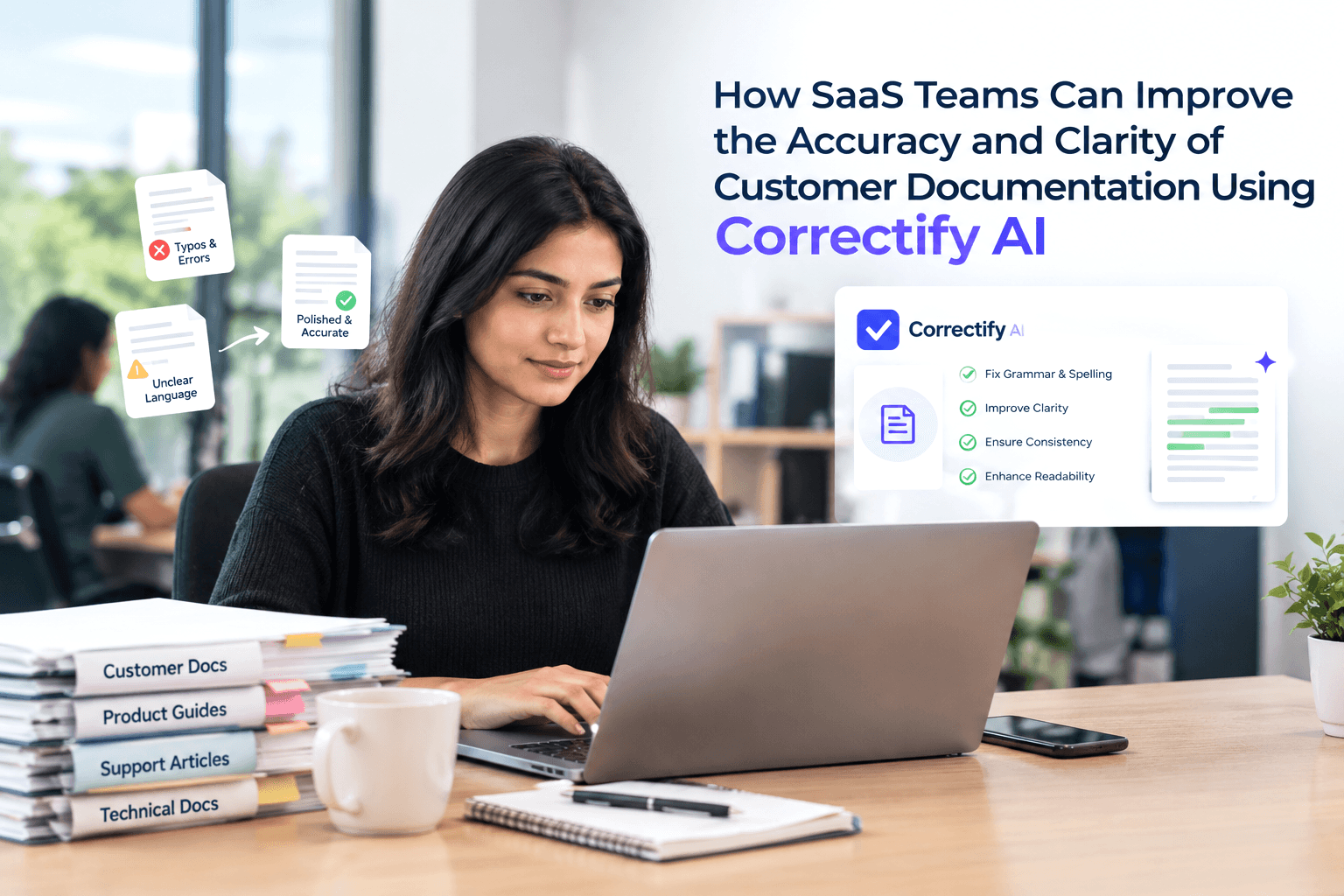 How SaaS Teams Can Improve the Accuracy and Clarity of Customer Documentation Using Correctify AI