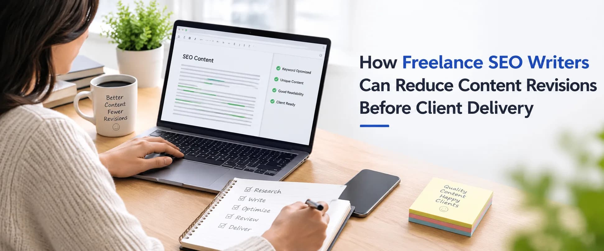 How Freelance SEO Writers Can Reduce Content Revisions Before Client Delivery
