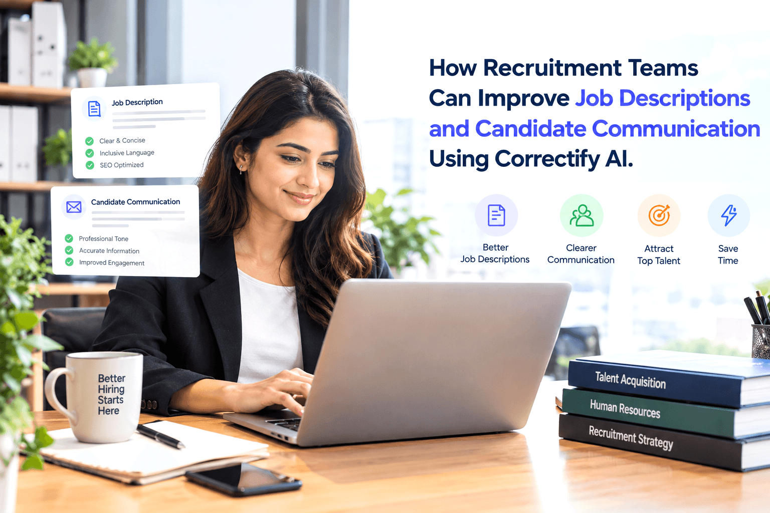 How Recruitment Teams Can Improve Job Descriptions and Candidate Communication Using Correctify AI