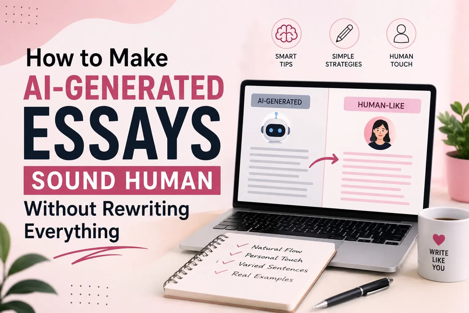 How to Make AI-Generated Essays Sound Human Without Rewriting Everything