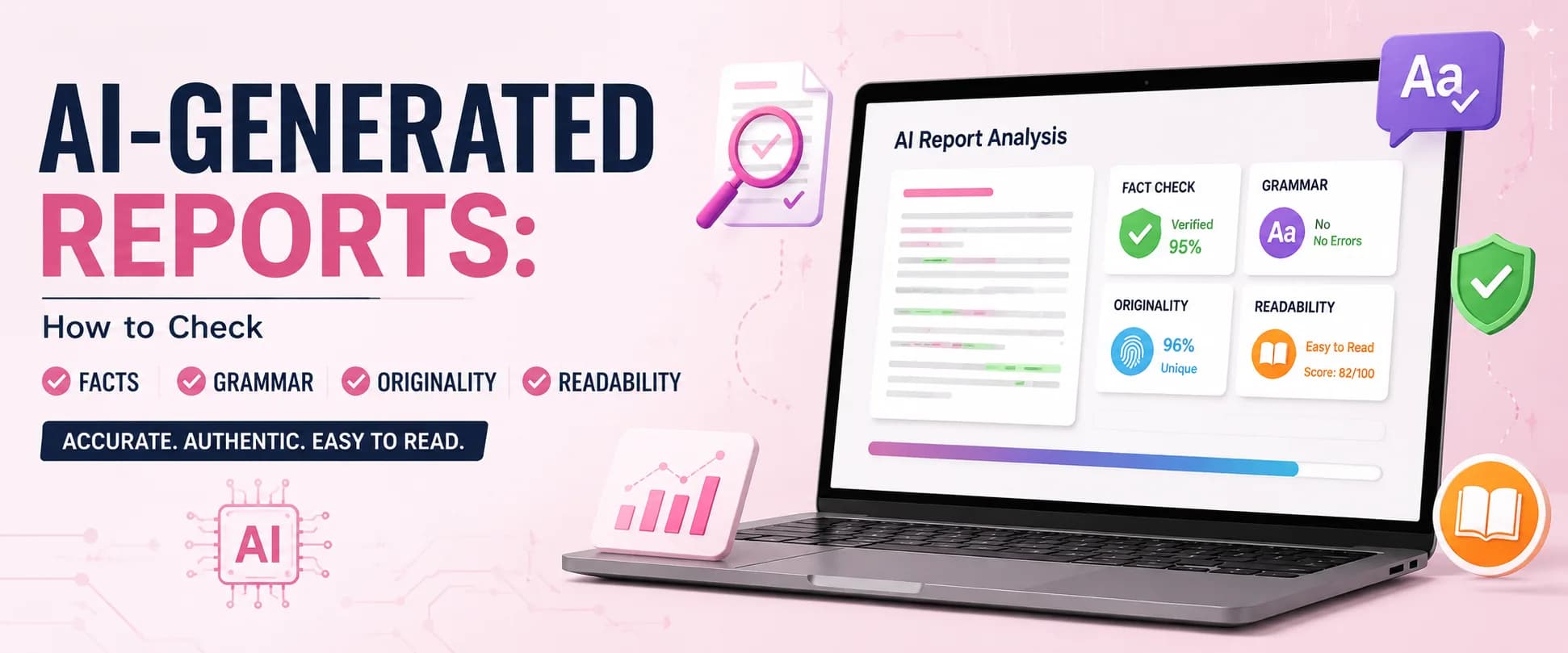 AI-Generated Reports: How to Check Facts, Grammar, Originality, and Readability